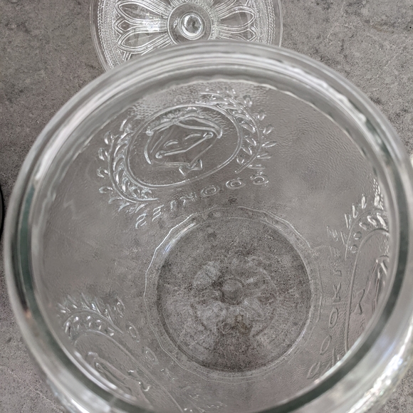 Vintage glass Mother's Cookie Jar - Picture 6 of 9